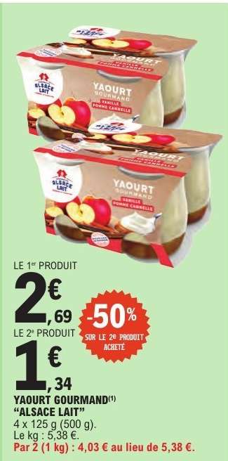 YAOURT GOURMAND ALSACE LAIT