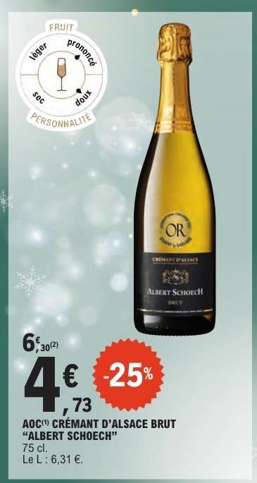 AOC Crémant d'Alsace Brut "Albert Schoech"