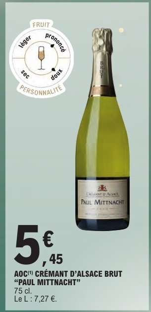 AOC Crémant d'Alsace Brut 'Paul Mittnacht'