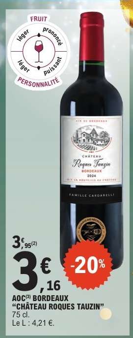 AOC Bordeaux "Château Roques Tauzin"