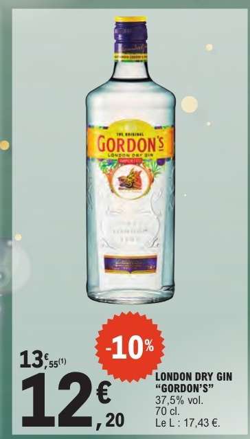 London Dry Gin GORDON'S