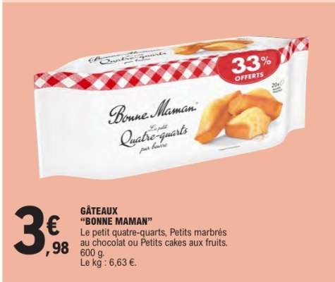 Gateaux Bonne Maman