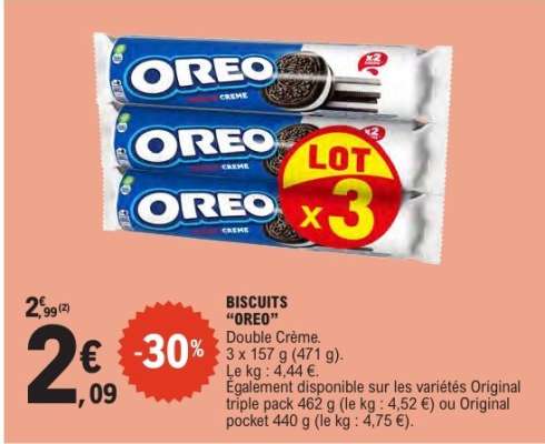 Biscuits Oreo