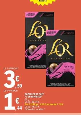 Capsules de café L'OR Espresso