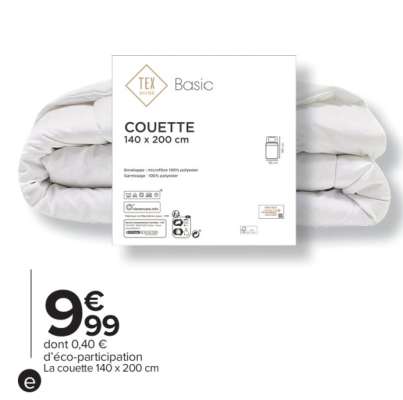 COUETTE 140 x 200 cm