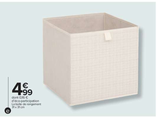 La boîte de rangement