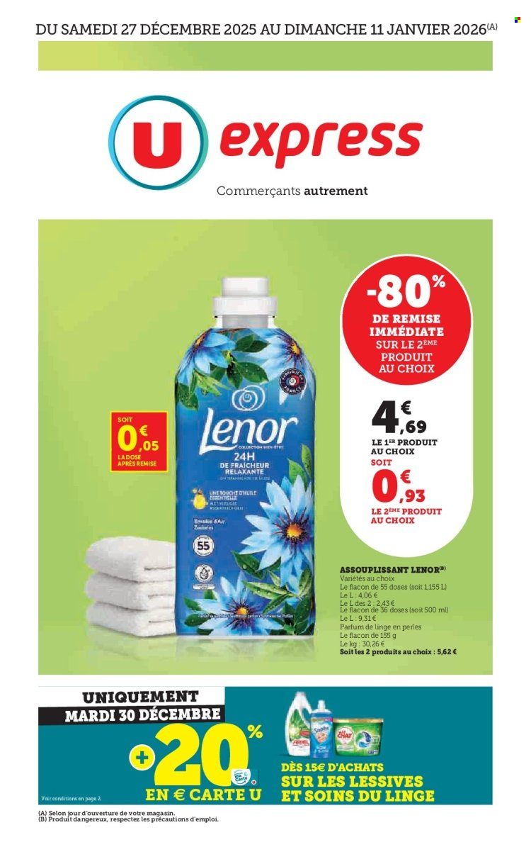 Catalogue U express - 27/12/2025 - 11/01/2026. Page 1