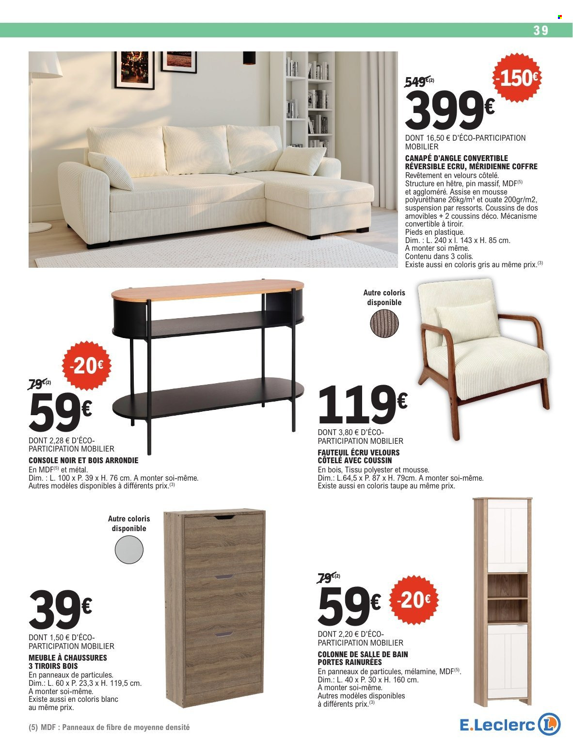 Catalogue E.Leclerc - 26/12/2025 - 10/01/2026. Page 39