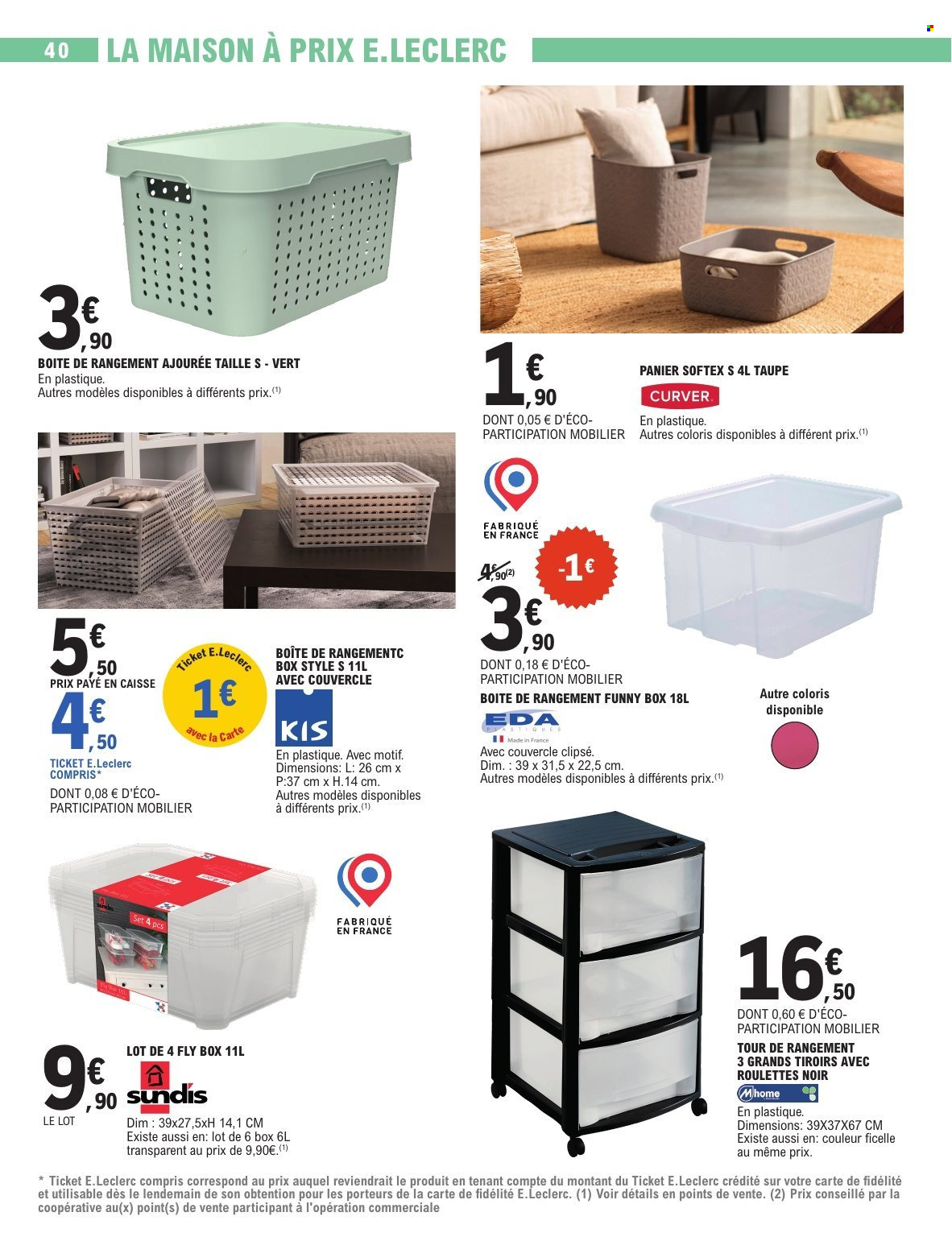 Catalogue E.Leclerc - 26/12/2025 - 10/01/2026. Page 40