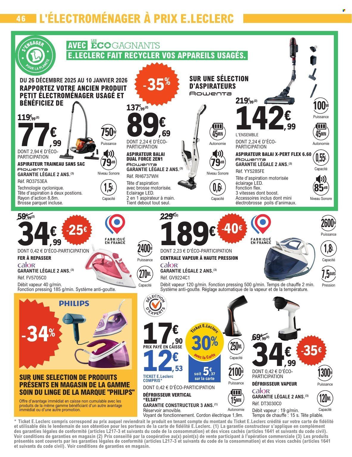 Catalogue E.Leclerc - 26/12/2025 - 10/01/2026. Page 46