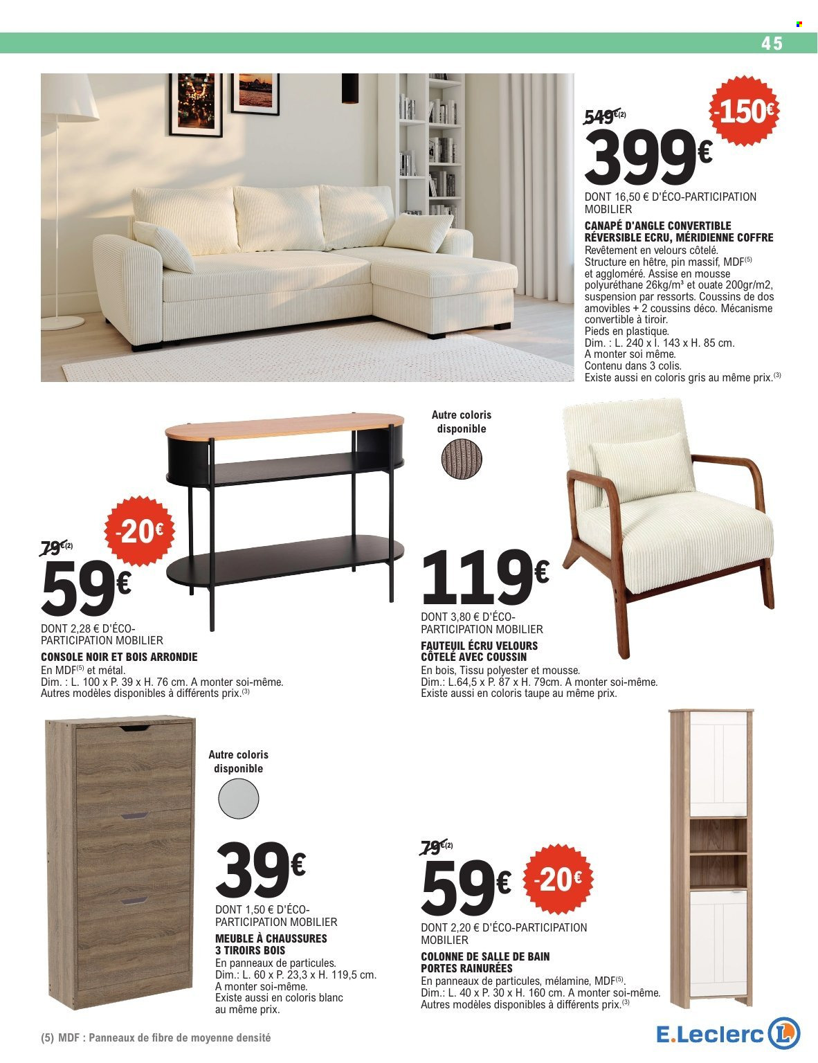 Catalogue E.Leclerc - 26/12/2025 - 10/01/2026. Page 45