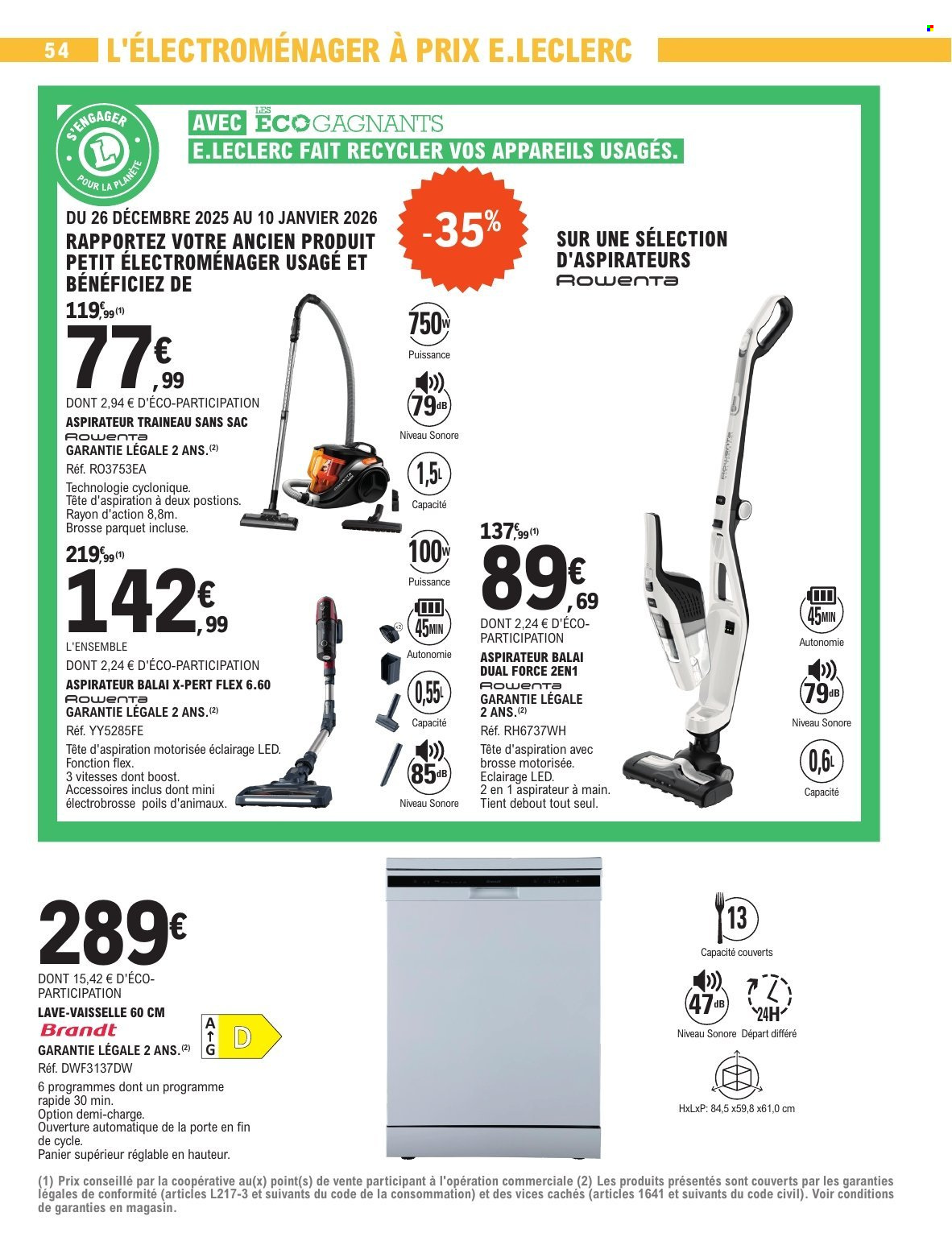 Catalogue E.Leclerc - 26/12/2025 - 10/01/2026. Page 54
