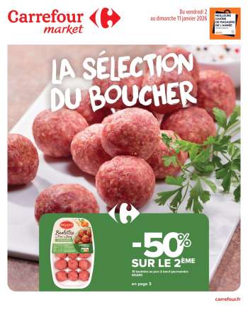 Catalogue Carrefour Market - 02/01/2026 - 11/01/2026.