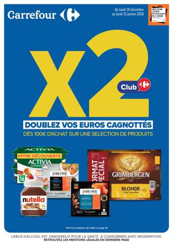 Catalogue Carrefour Hypermarchés - 29/12/2025 - 12/01/2026.