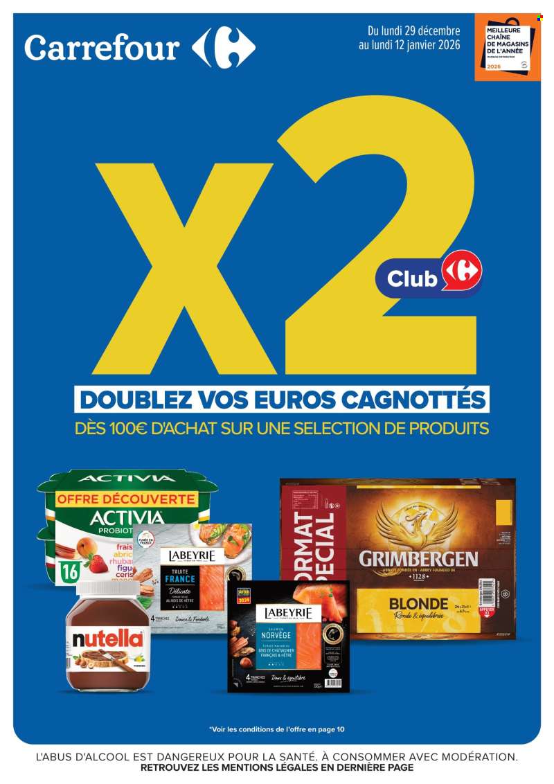 Catalogue Carrefour Hypermarchés - 29/12/2025 - 12/01/2026.