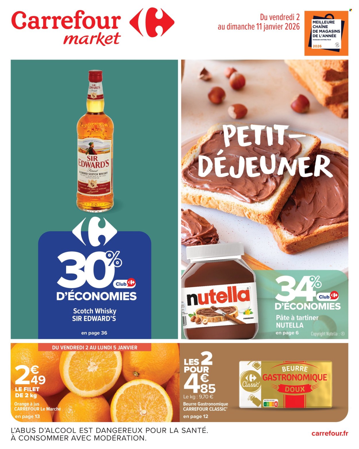 Catalogue Carrefour Market - 02/01/2026 - 11/01/2026. Page 1
