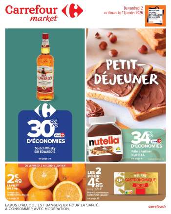 Catalogue Carrefour Market - 02/01/2026 - 11/01/2026.