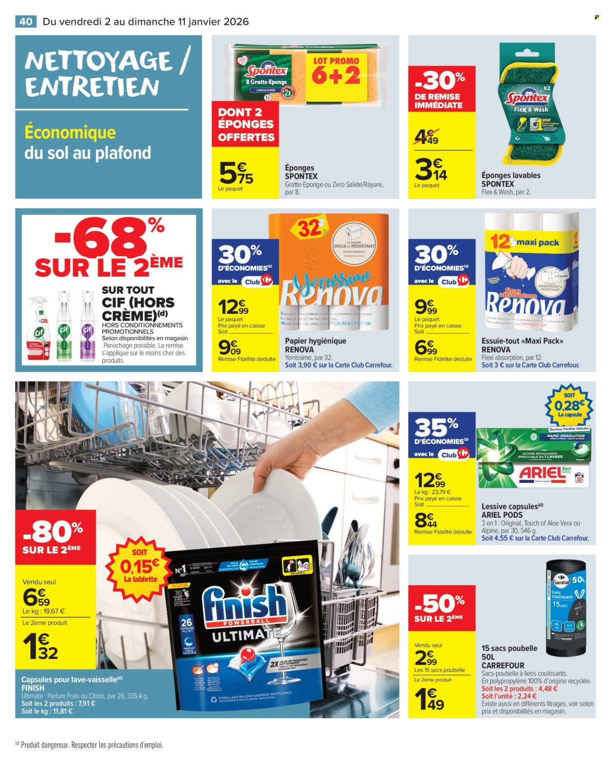 Catalogue Carrefour Market - 02/01/2026 - 11/01/2026. Page 42
