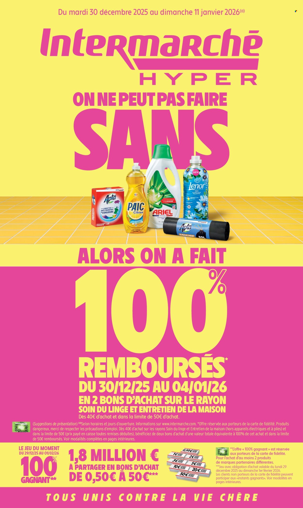 Catalogue Intermarché Hyper - 30/12/2025 - 11/01/2026. Page 1