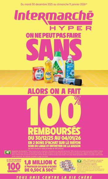 Catalogue Intermarché Hyper - 30/12/2025 - 11/01/2026.