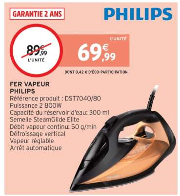 Fer vapeur PHILIPS
