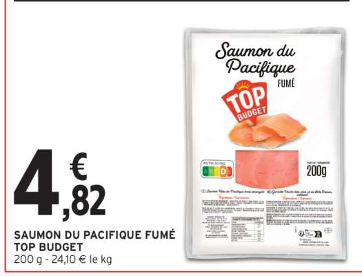 SAUMON DU PACIFIQUE FUMÉ TOP BUDGET