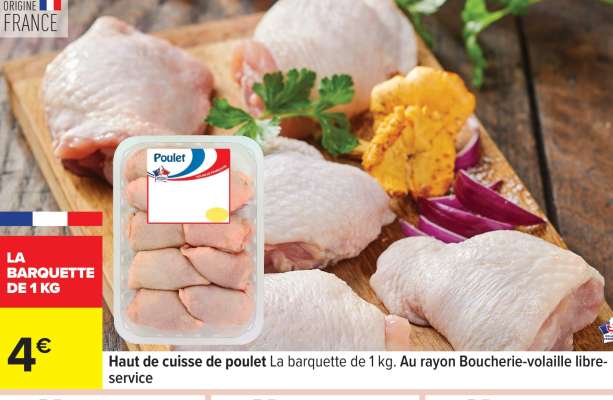 Haut de cuisse de poulet