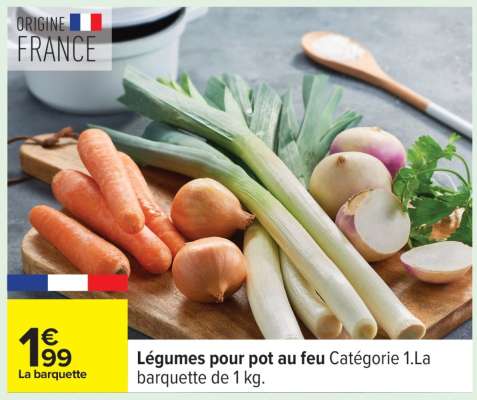 Légumes pour pot au feu