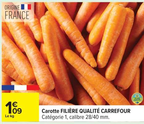 Carotte FILIERE QUALITE CARREFOUR