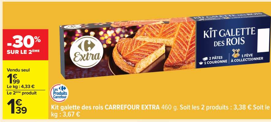 Kit Galette des Rois CARREFOUR EXTRA