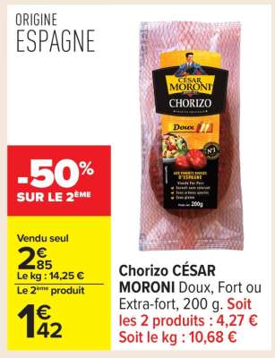 Chorizo César Moroni