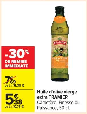 Huile d'olive vierge extra TRAMIER