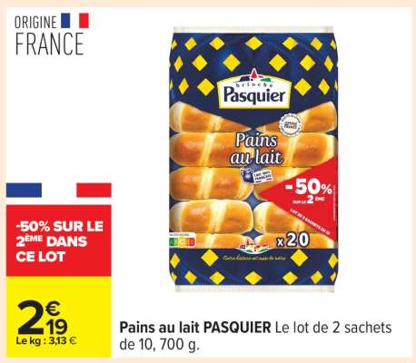 Pains Au Lait Pasquier
