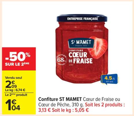 Confiture ST MAMET