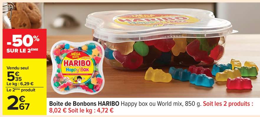Boite de Bonbons HARIBO