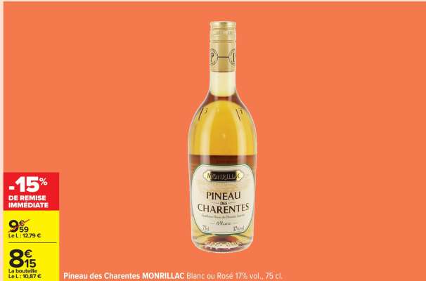 Pineau des Charentes Monrillac