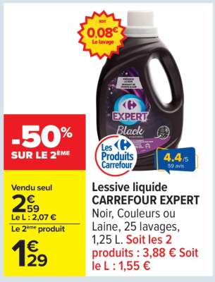 Lessive liquide CARREFOUR EXPERT