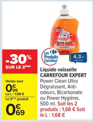 Liquide vaisselle CARREFOUR EXPERT