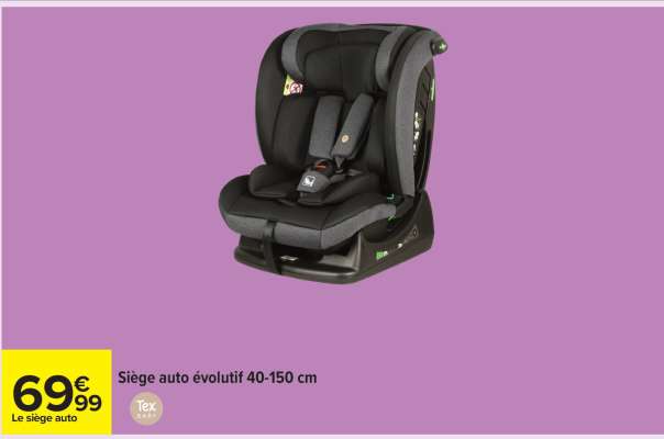 Siège auto évolutif 40-150 cm