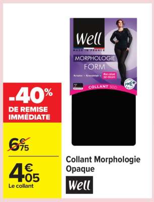 Collant Morphologie Opaque