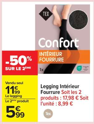 Legging intérieur Fourrure