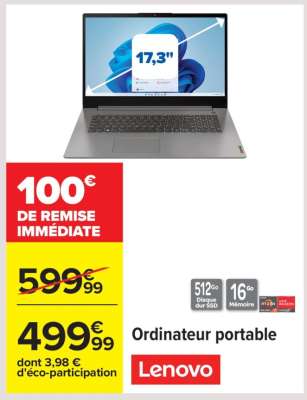 Ordinateur portable Lenovo
