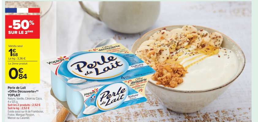 Perle de Lait "Offre Découverte™" YOPLAIT