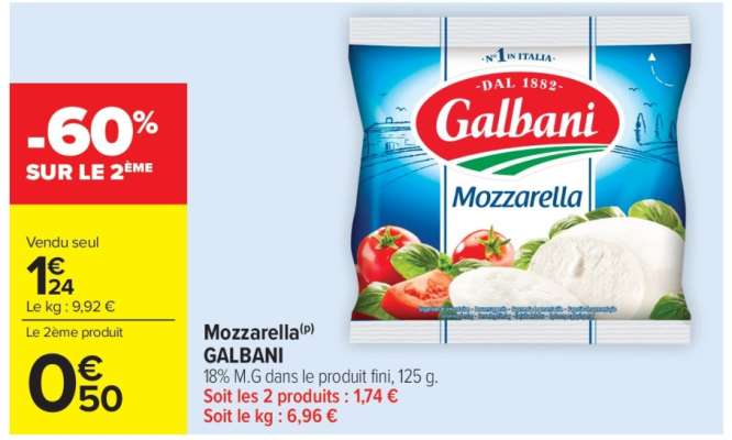Mozzarella Galbani