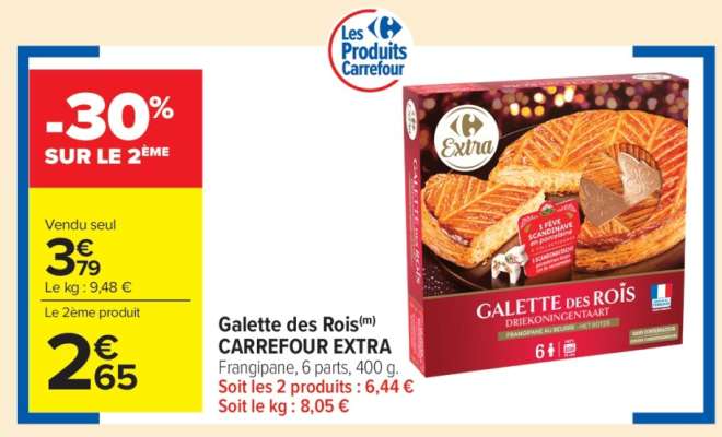 GALETTE DES ROIS CARREFOUR EXTRA