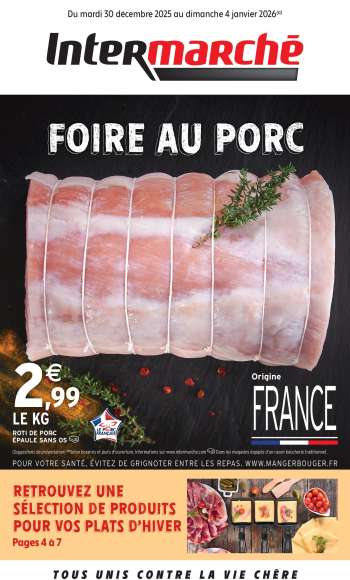 Catalogue Intermarché - 30/12/2025 - 04/01/2026.