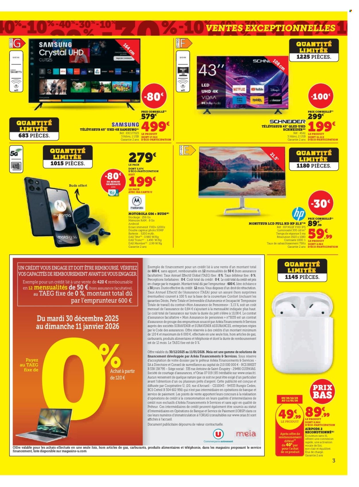 Catalogue SUPER U - 30/12/2025 - 11/01/2026. Page 3