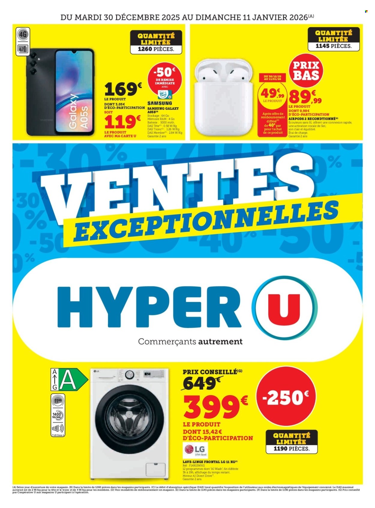 Catalogue HYPER U - 30/12/2025 - 11/01/2026. Page 1