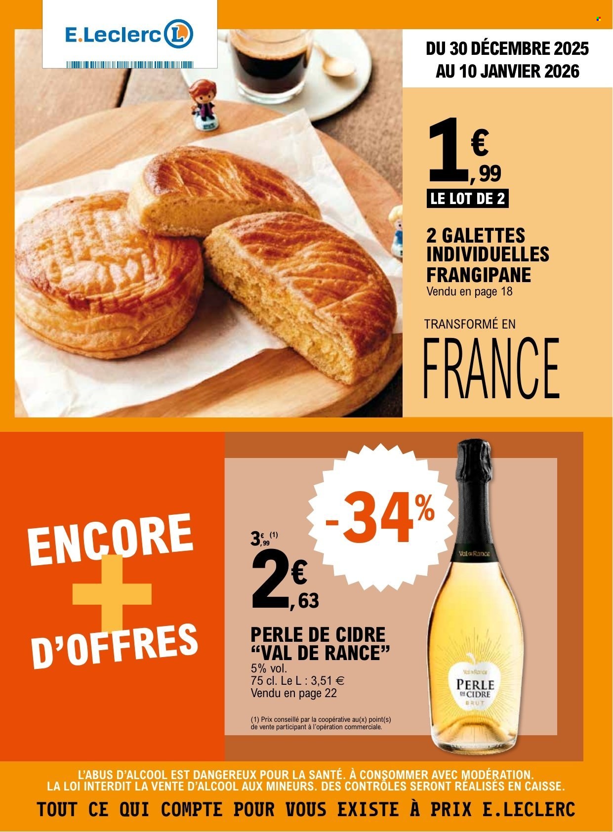 Catalogue E.Leclerc - 30/12/2025 - 10/01/2026. Page 1