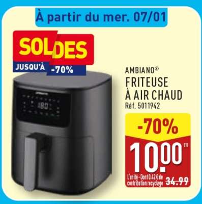 AMBIANO® Friteuse à Air Chaud